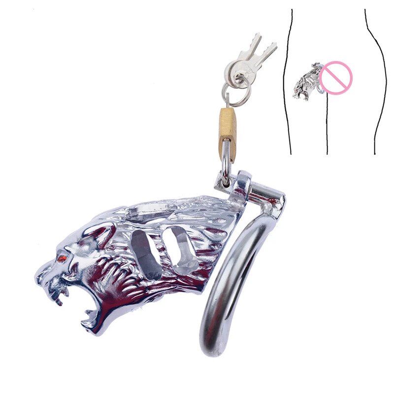 New Tiger Chastity Cage Stainless Steel