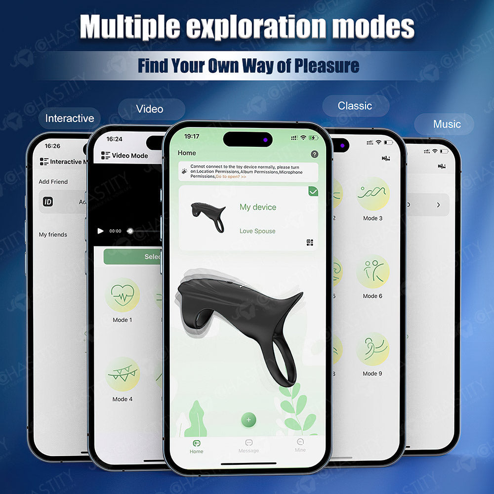 APP Remote Control Vibrating Cock Ring