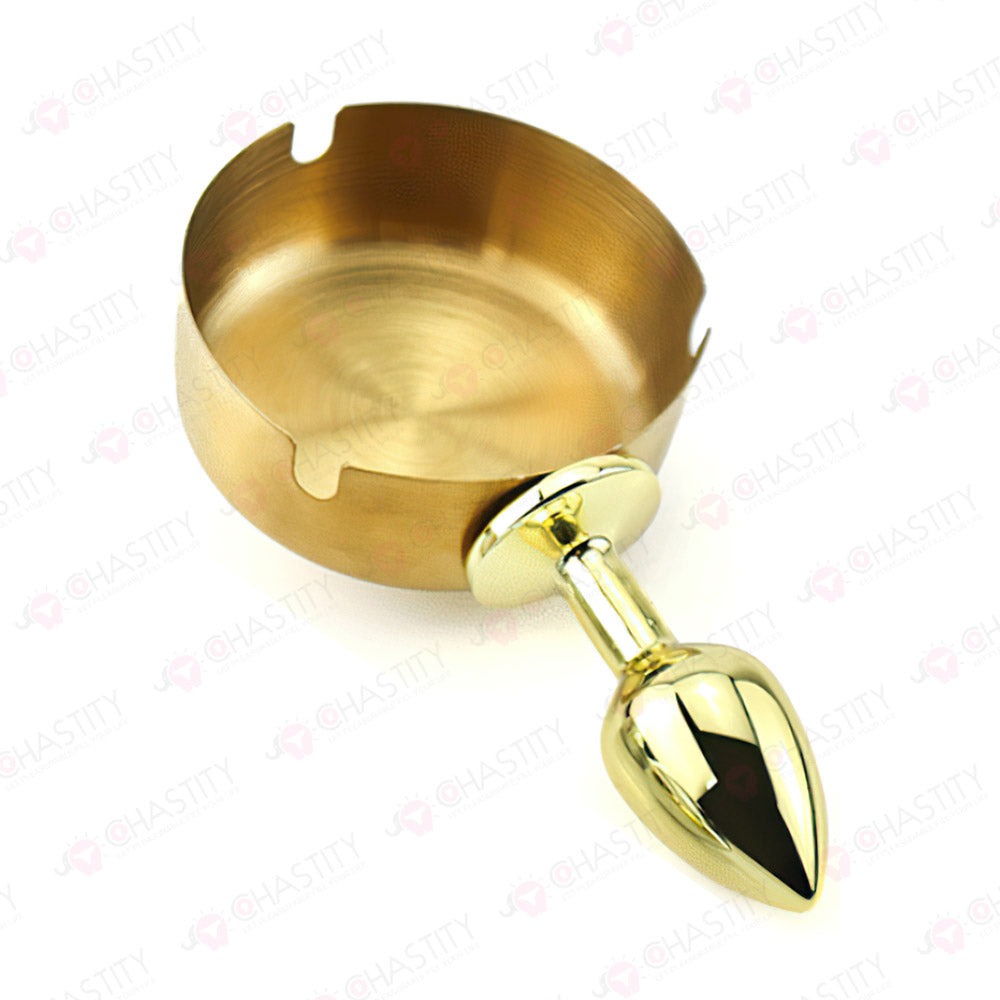 Ashtray Humiliation Slave Butt Plug