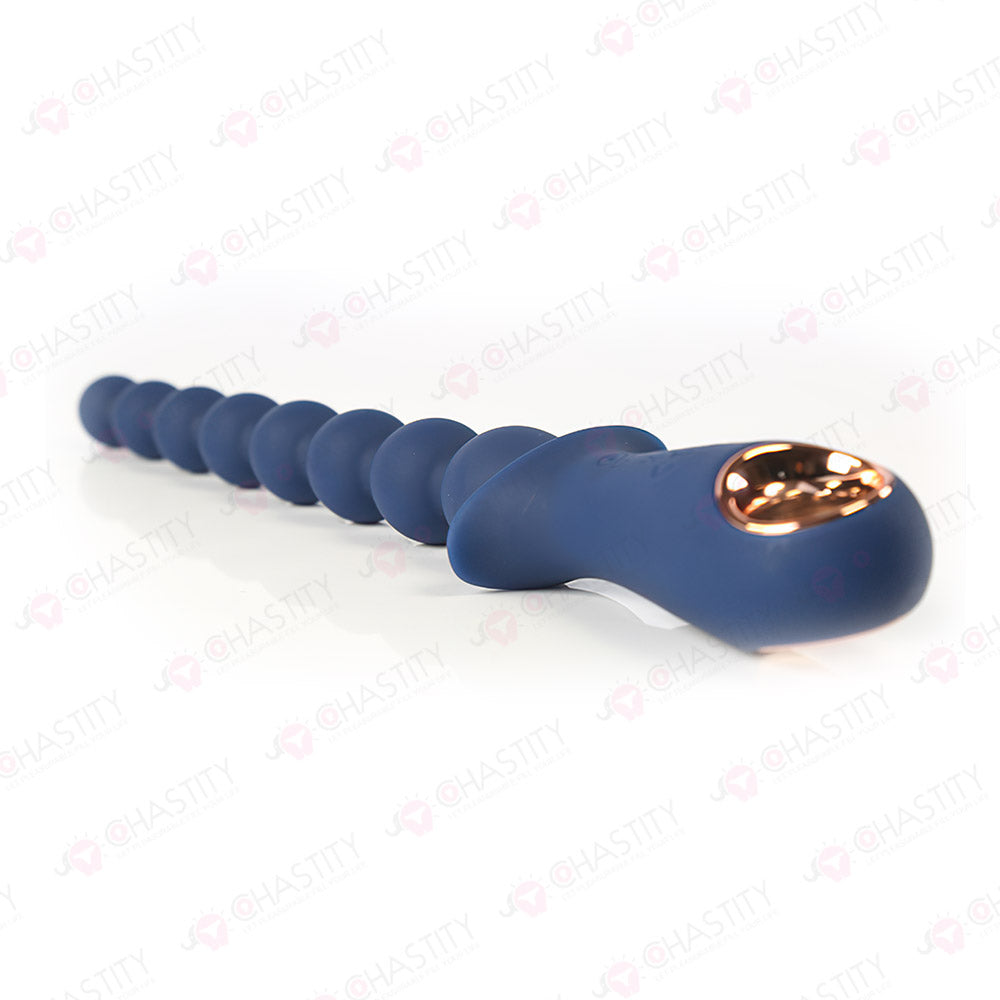 Beaded Vibrating Anal Plug