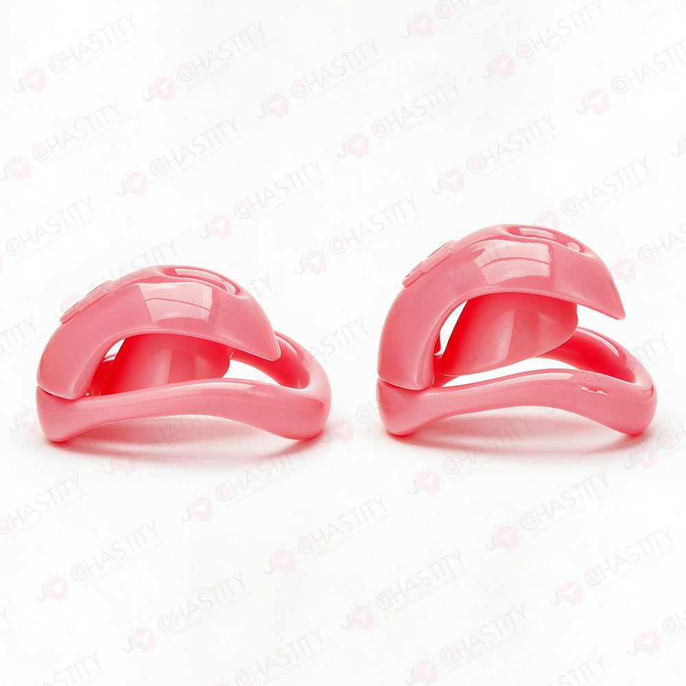 Crystal Pudding Transparent Chastity Cage
