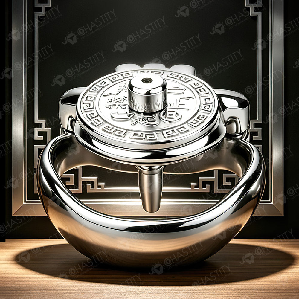 Flat Ancient Coin Nofap Chastity Cage