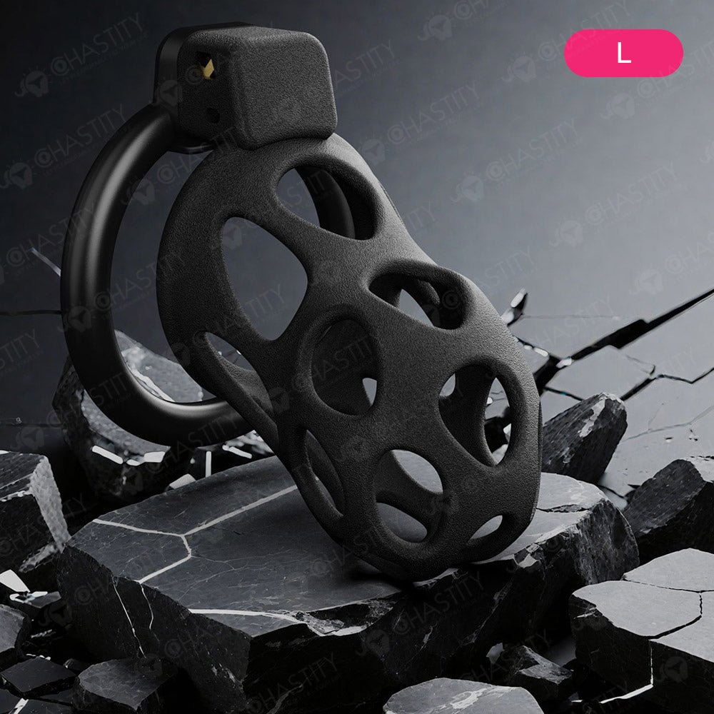 Matte Frosted Solid Chastity Cage