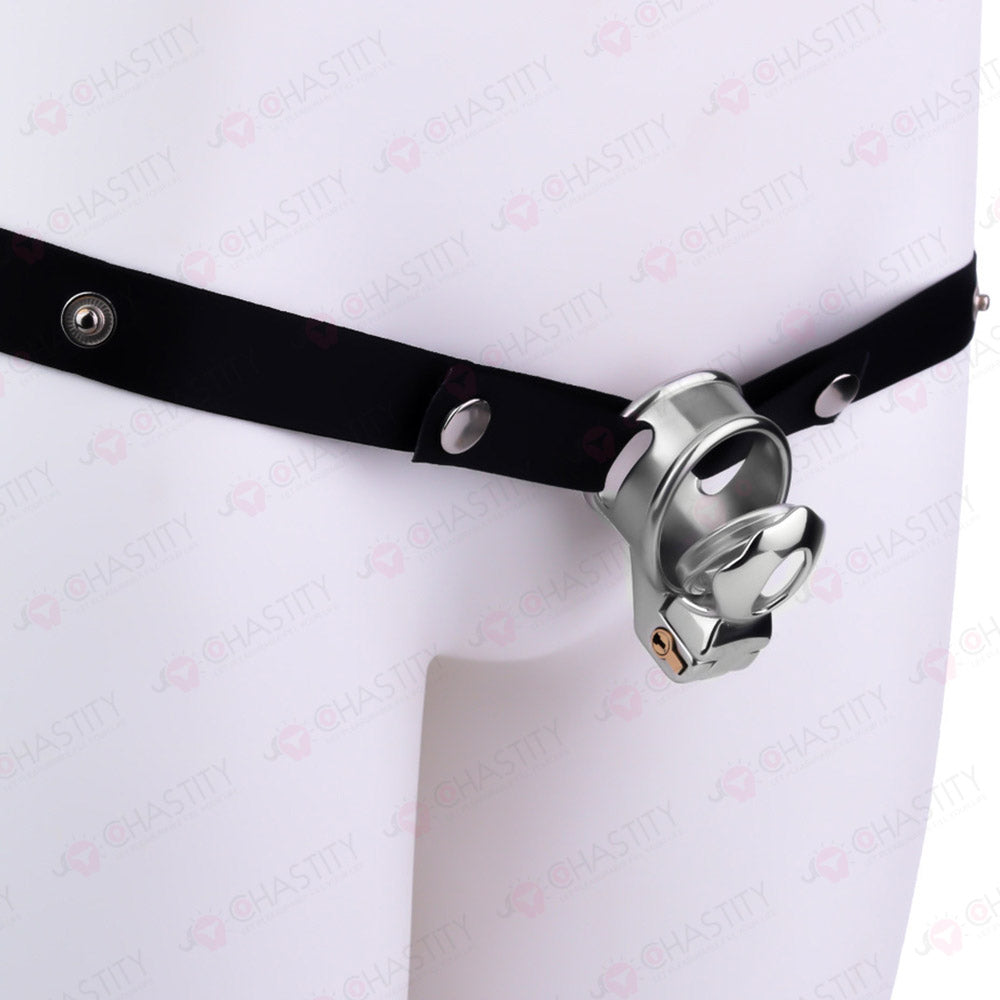 Metal Chastity Glans Sleeve With Lock