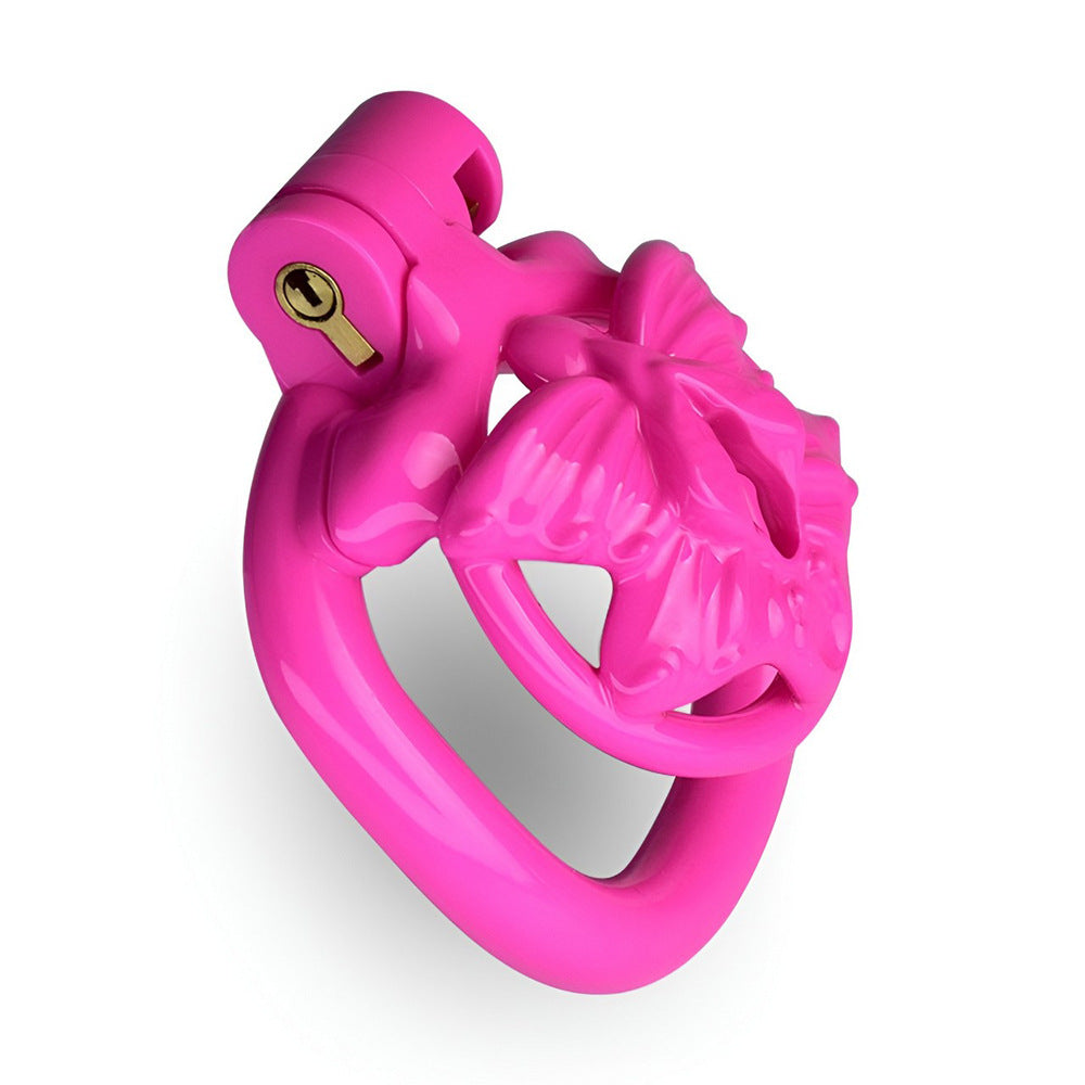 Butterfly Clit Chastity Cage with 4 Rings