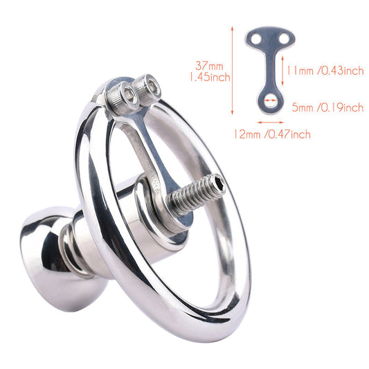 Metal Inverted Negative chastity cage