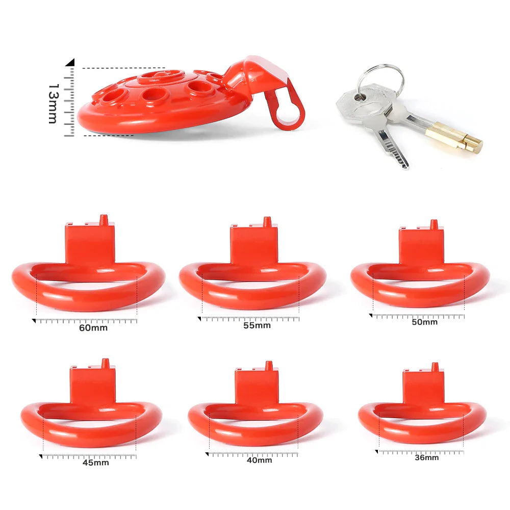 3D Print Flat UFO Chastity Cage