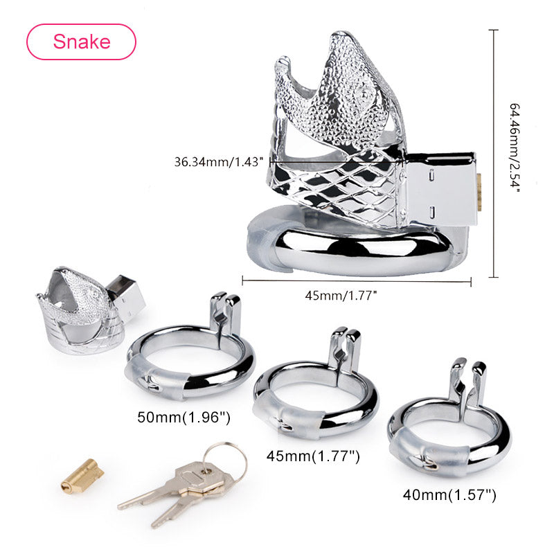 Animal Chastity Cage (3 Rings)