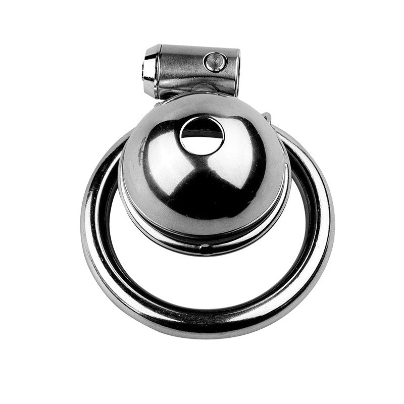 Button Chastity Cage (3 Rings)