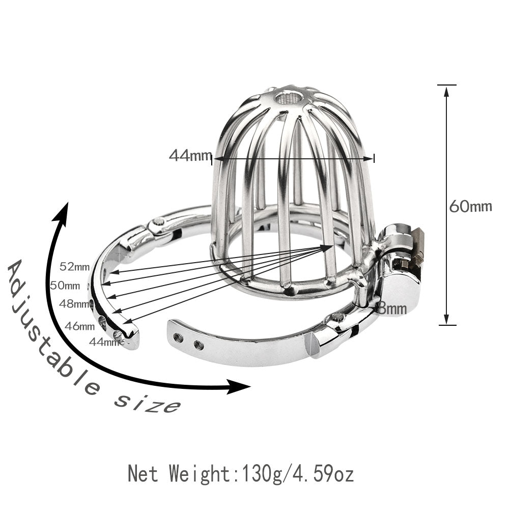 Convex Watermelon Adjustable Chastity Cage 4