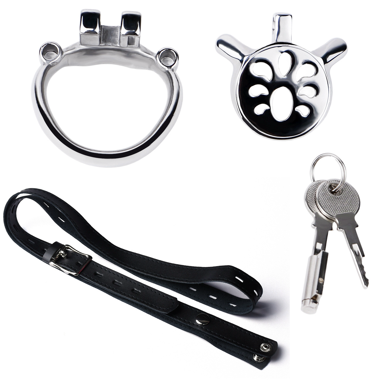 Heavy Duty Flat Chastity Cage