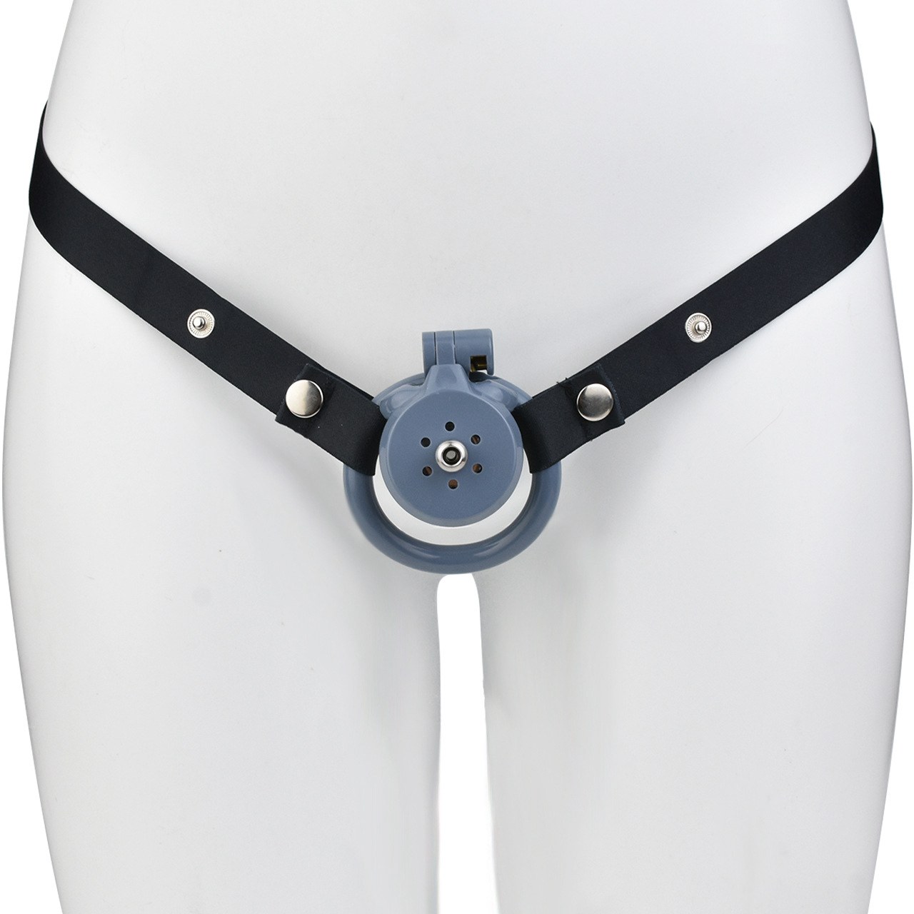 Flat Chastity Cage With Pee Mop