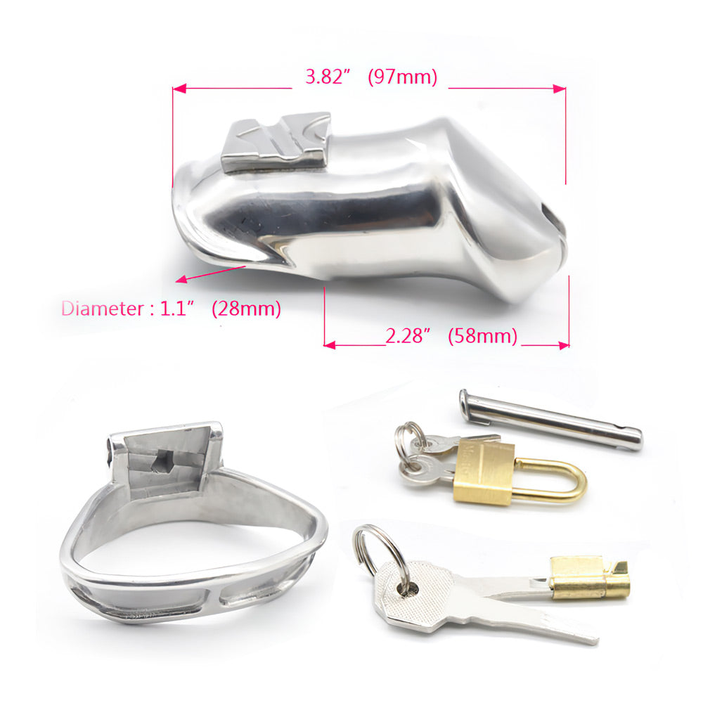 Stainless Steel Chastity Cage