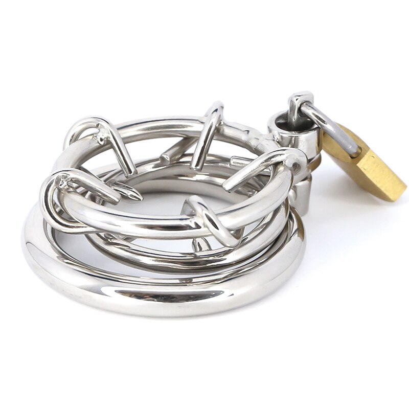 Super Small Spiked Chastity Cage For Men