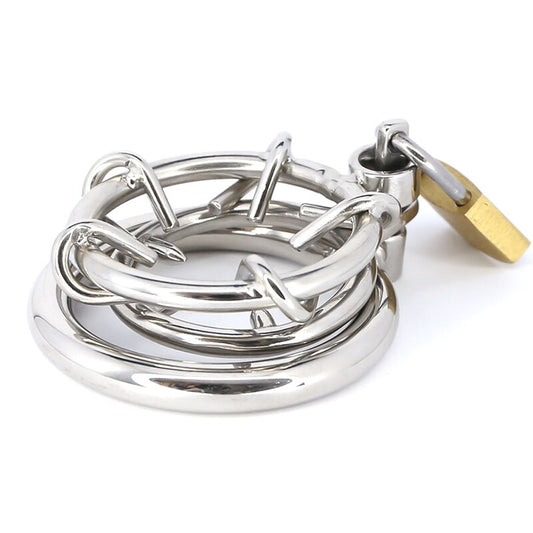 Super Small Spiked Chastity Cage For Men