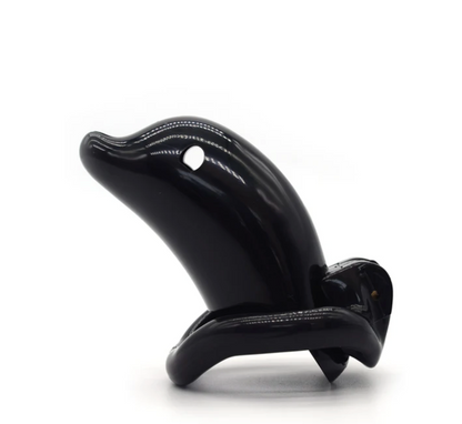 Dolphin Shape Plastic Chastity Cage Set