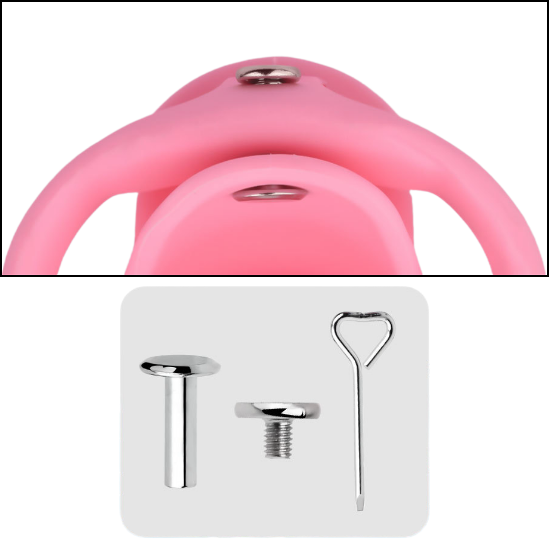 Flexible Silicone Chastity Cage – Complete Kit