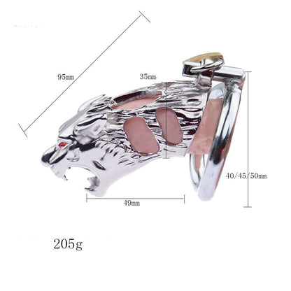 New Tiger Chastity Cage Stainless Steel
