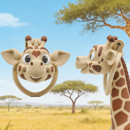 Giraffe Head 3D Chastity Cage
