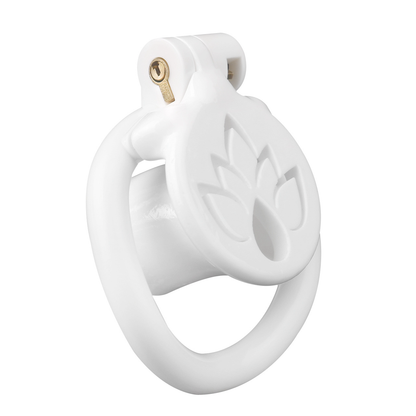 Inverted Micro Chastity Cage with Maple Leaf – Black, White, or Pink