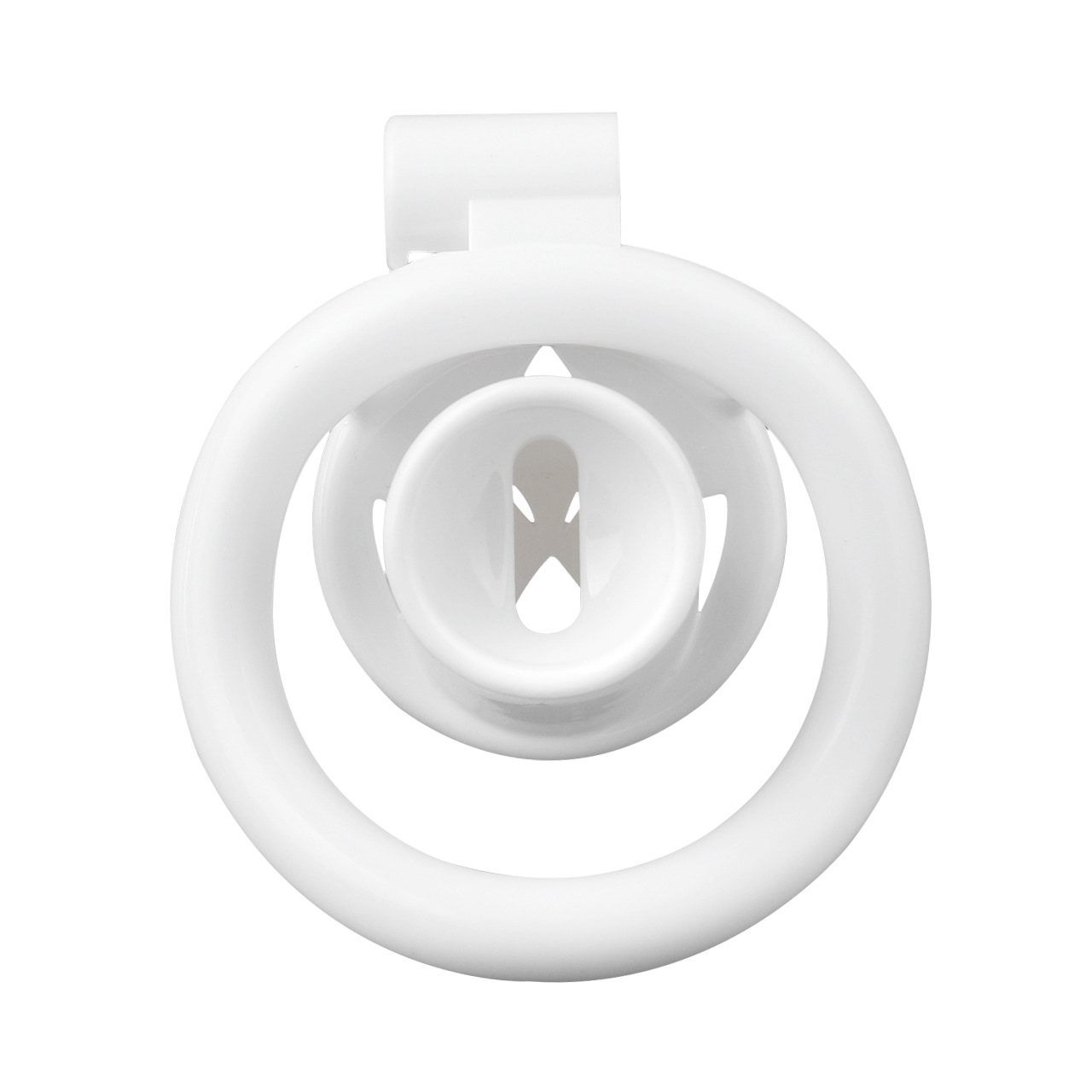 Inverted Micro Chastity Cage with Maple Leaf – Black, White, or Pink