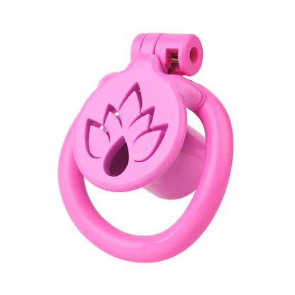 Inverted Micro Chastity Cage with Maple Leaf – Black, White, or Pink