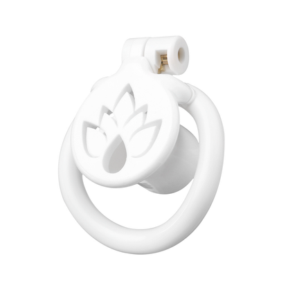 Inverted Micro Chastity Cage with Maple Leaf – Black, White, or Pink