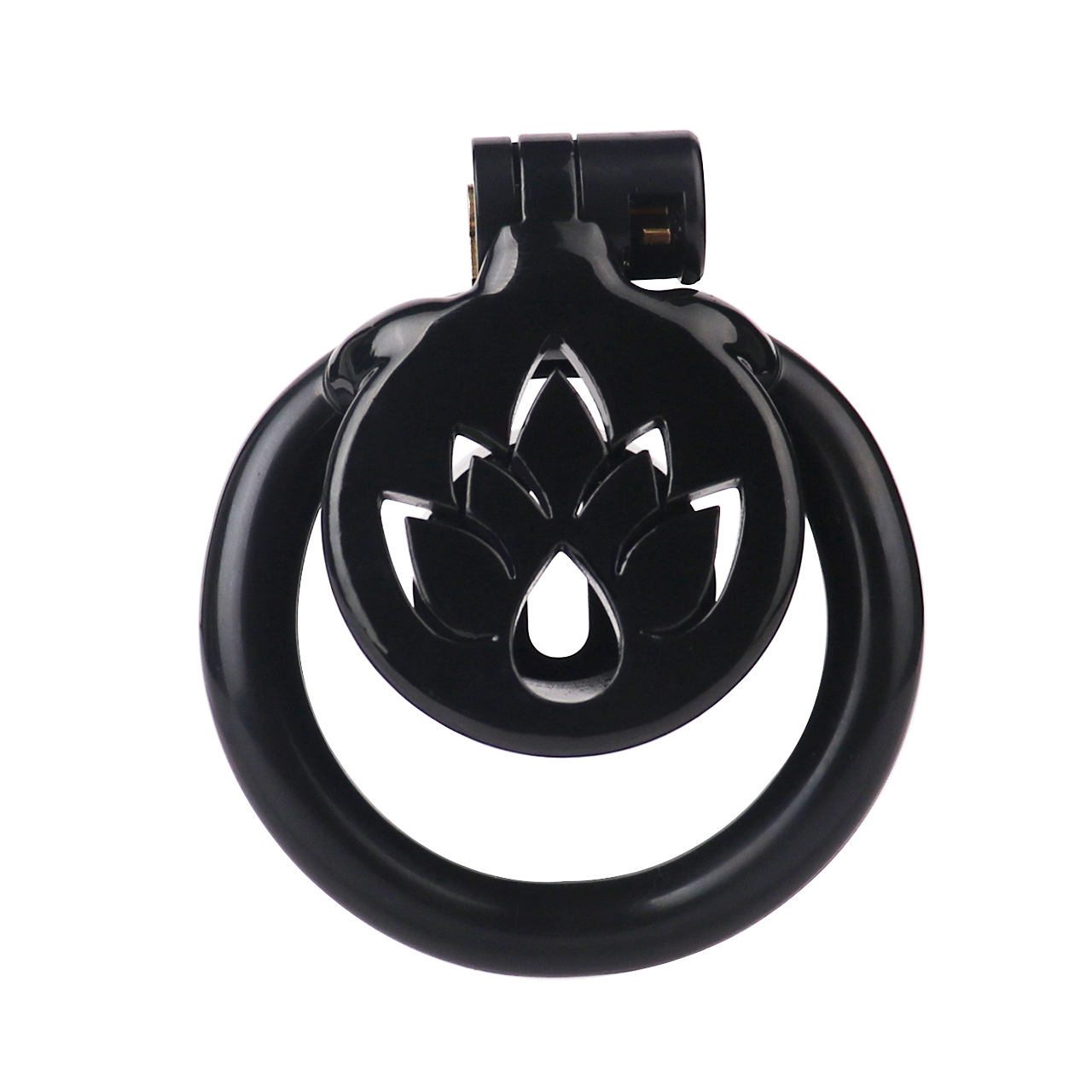 Inverted Micro Chastity Cage with Maple Leaf – Black, White, or Pink