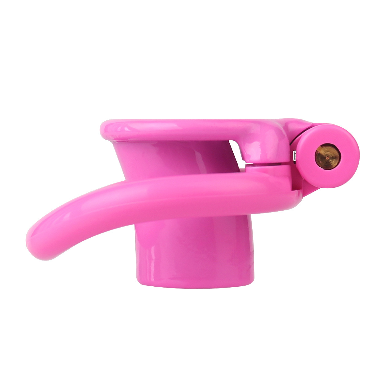 Inverted Micro Chastity Cage with Maple Leaf – Black, White, or Pink