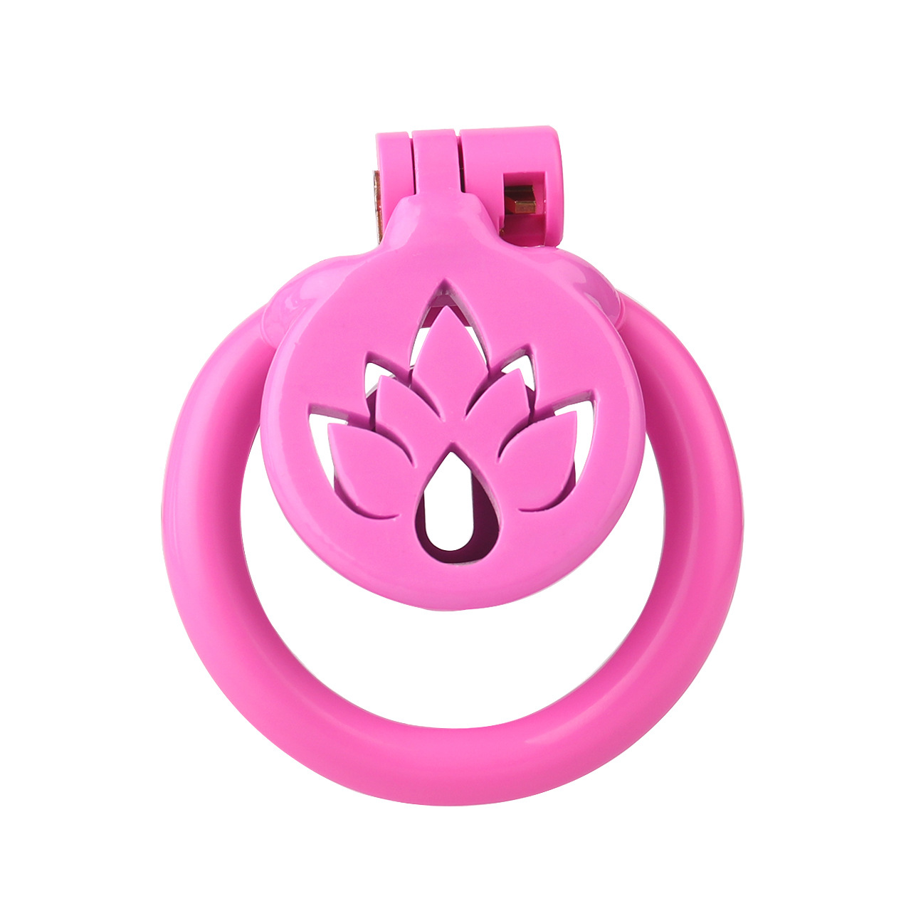 Inverted Micro Chastity Cage with Maple Leaf – Black, White, or Pink