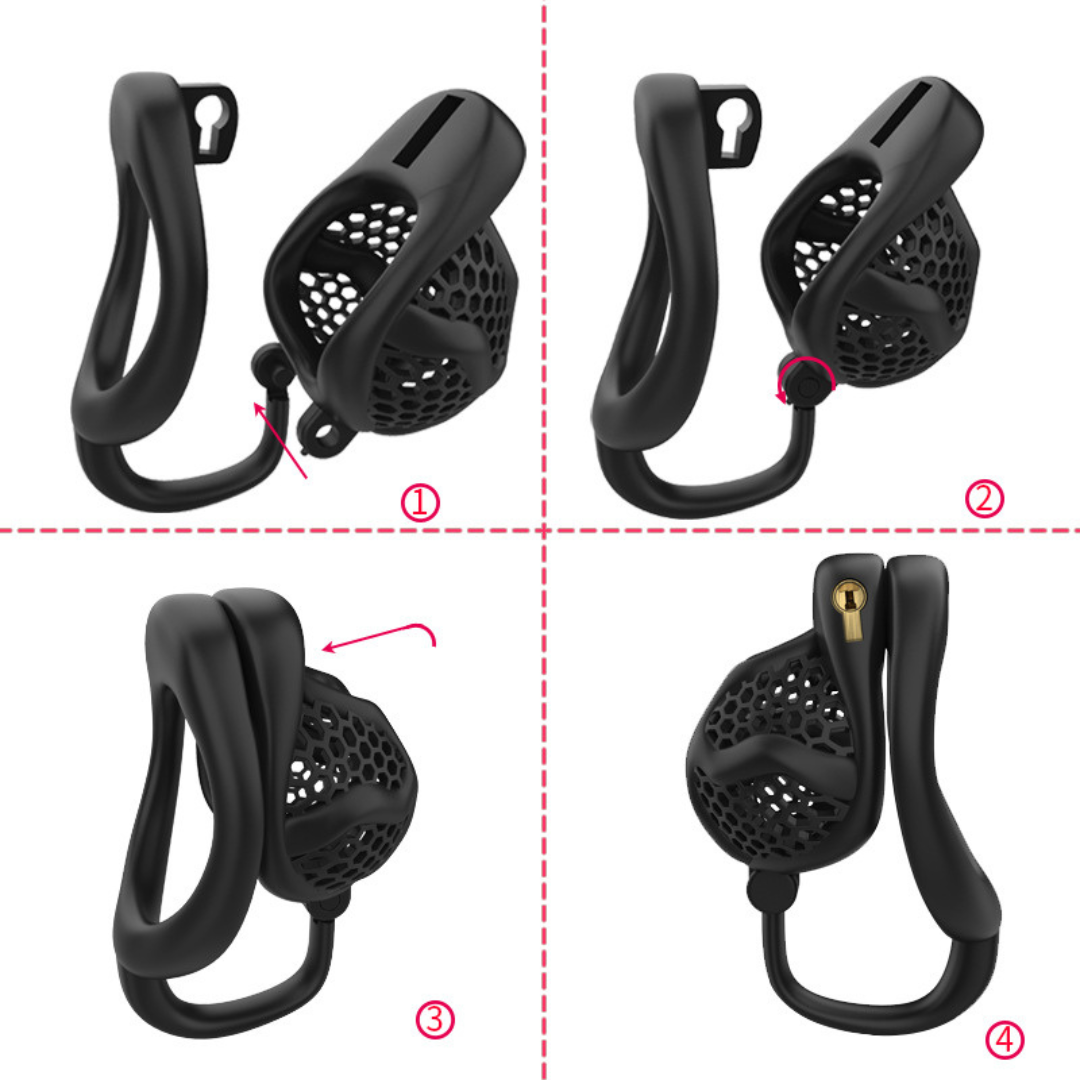 3D Armour Or Beehive Chastity Device