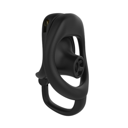 Resin Inverted Locking Cock Cage – Black/Pink