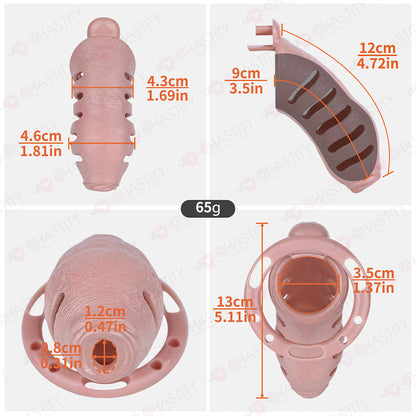 4 Inch Longer Chastity Cage