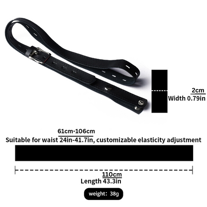 Men’s Adjustable PU Leather Belt for Chastity Devices