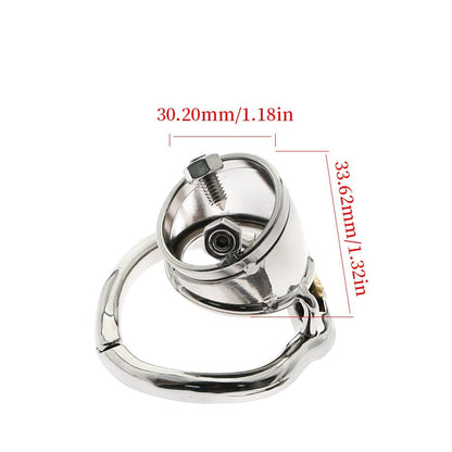 Super Short Spiked Chastity Cage