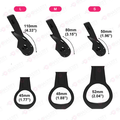 Adjustable Lightweight Permanent Chastity Belt (For Men)