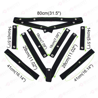 All-Around Anti-Sagging Chastity Cage Elastic Band