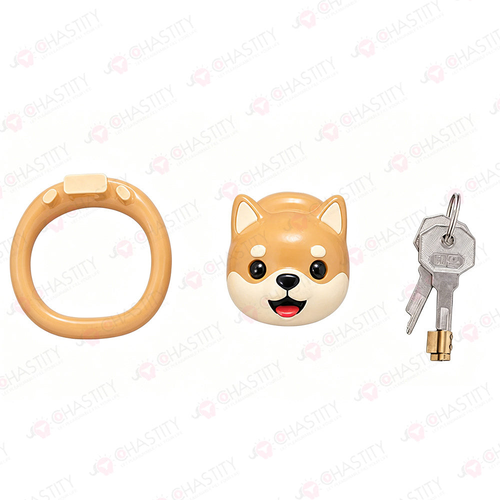 Anime Themed Shiba Charming Chastity Cage
