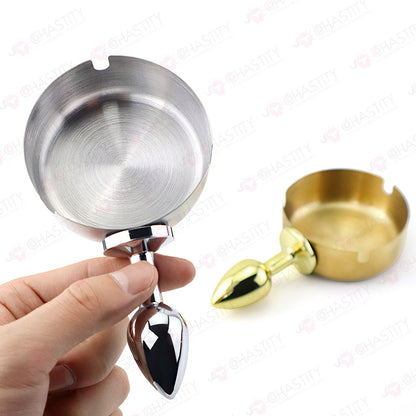 Ashtray Humiliation Slave Butt Plug
