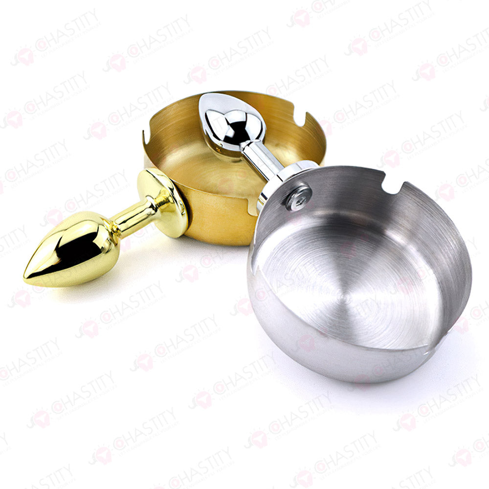 Ashtray Humiliation Slave Butt Plug