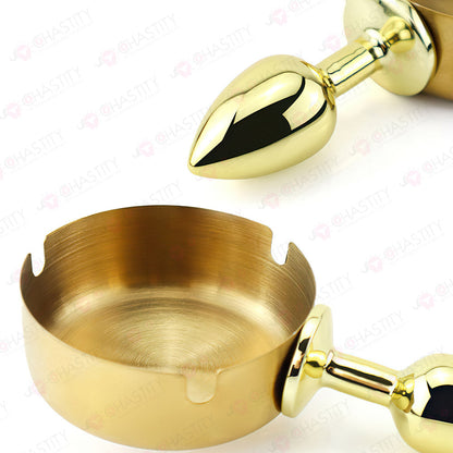 Ashtray Humiliation Slave Butt Plug
