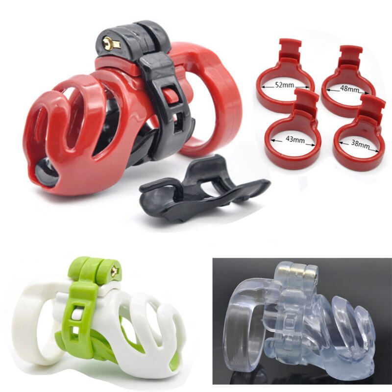 Resin Chastity Cage (Spiked Ring Optional)