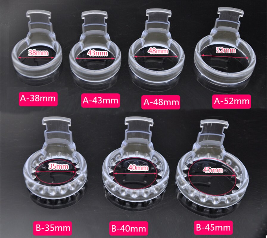 Resin Chastity Cage (Spiked Ring Optional)