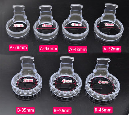 Resin Chastity Cage (Spiked Ring Optional)