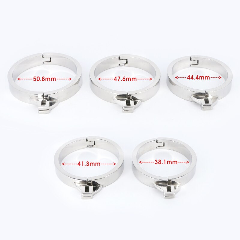 Metal Cock Cage with Spiked Penis Ring