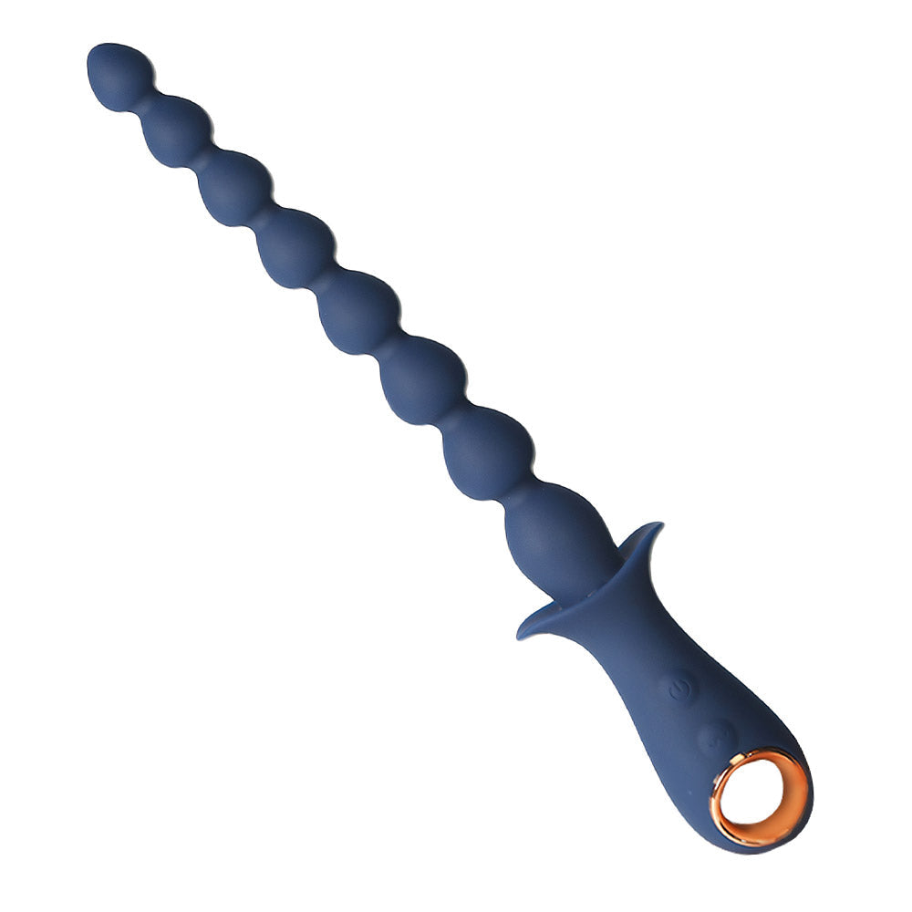 Beaded Vibrating Anal Plug