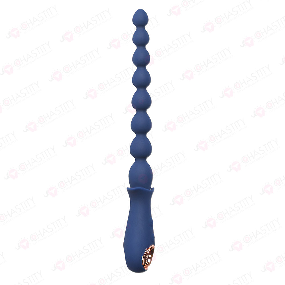 Beaded Vibrating Anal Plug