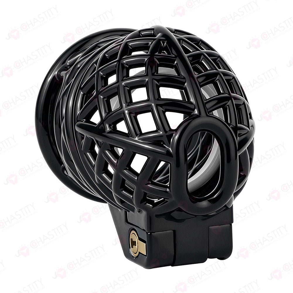 Bird Nest Headlock Chastity Cage