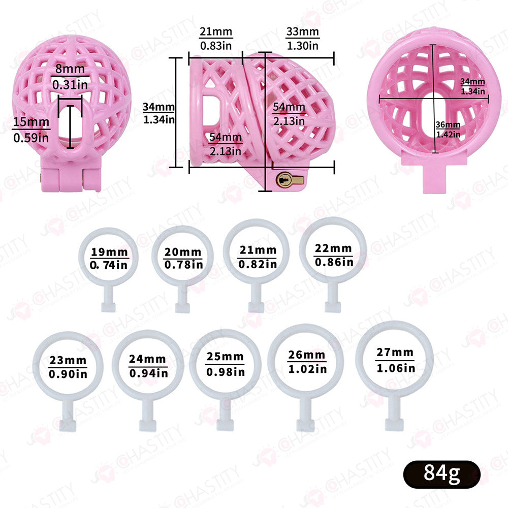 Bird Nest Headlock Chastity Cage