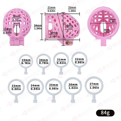 Bird Nest Headlock Chastity Cage